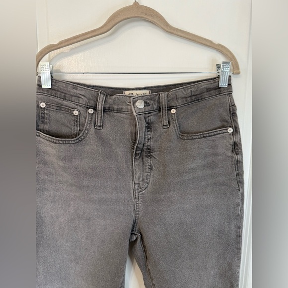 Madewell Women’s Gray Brookfield Wash Slim Demi-Boot Jeans - Size 28 - Picture 2 of 8